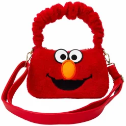 Sesame Street - Elmo Plush 6" Faux Leather Crossbody Bag