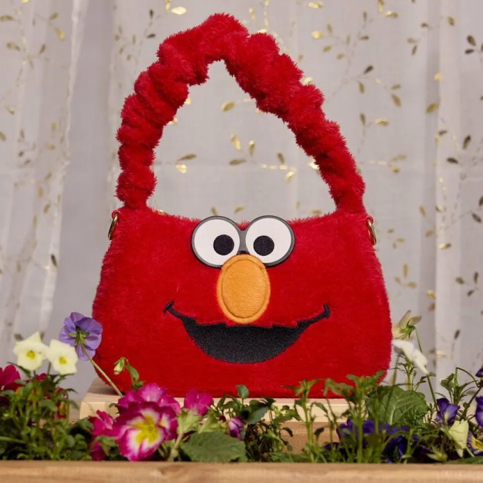 Sesame Street - Elmo Plush 6" Faux Leather Crossbody Bag