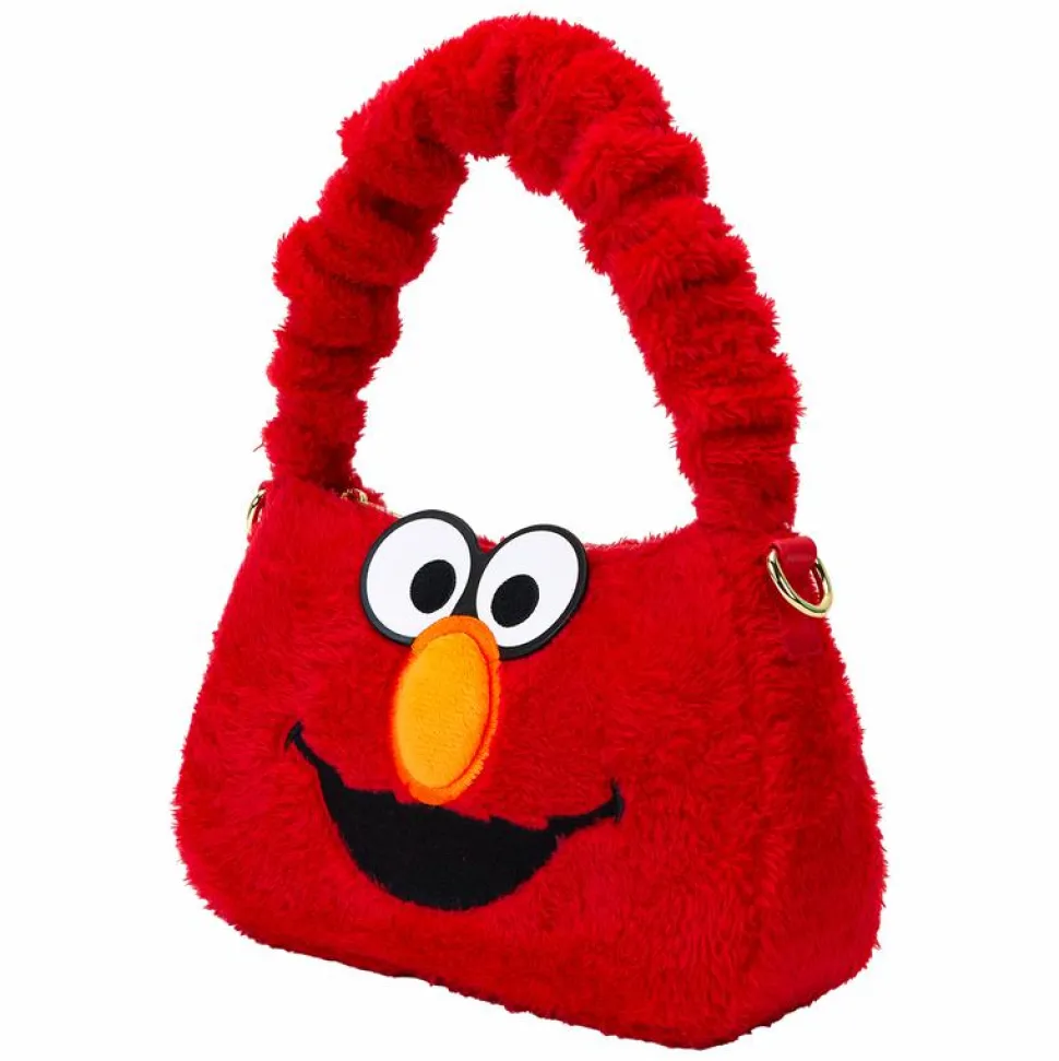 Sesame Street - Elmo Plush 6" Faux Leather Crossbody Bag