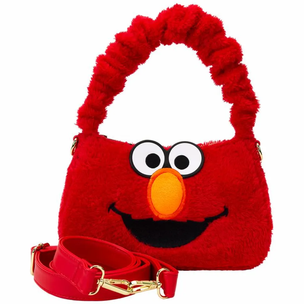 Sesame Street - Elmo Plush 6" Faux Leather Crossbody Bag