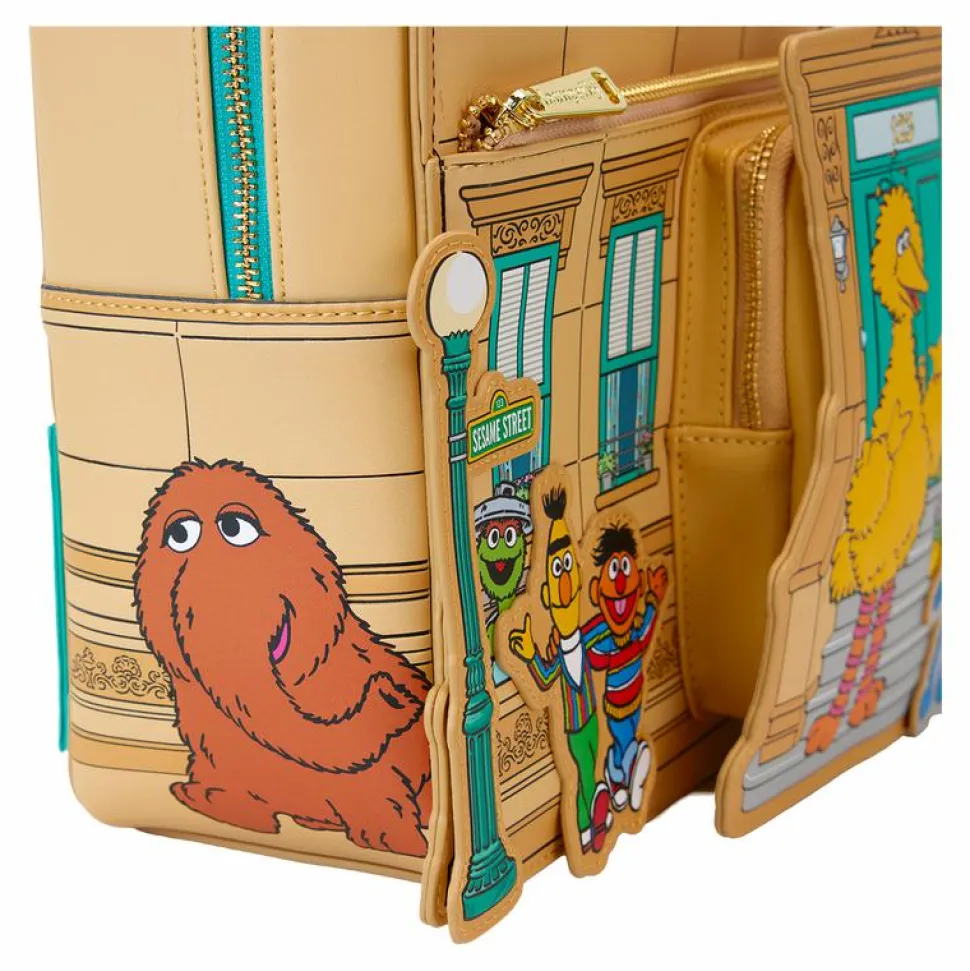 Sesame Street - Neighborhood Friends 12" Faux Leather Mini Backpack