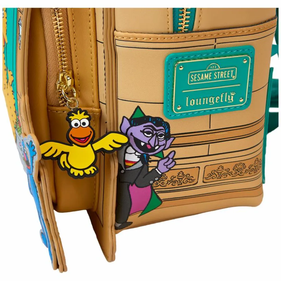 Sesame Street - Neighborhood Friends 12" Faux Leather Mini Backpack