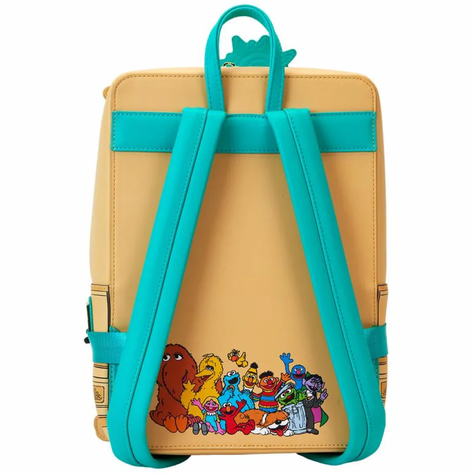 Sesame Street - Neighborhood Friends 12" Faux Leather Mini Backpack