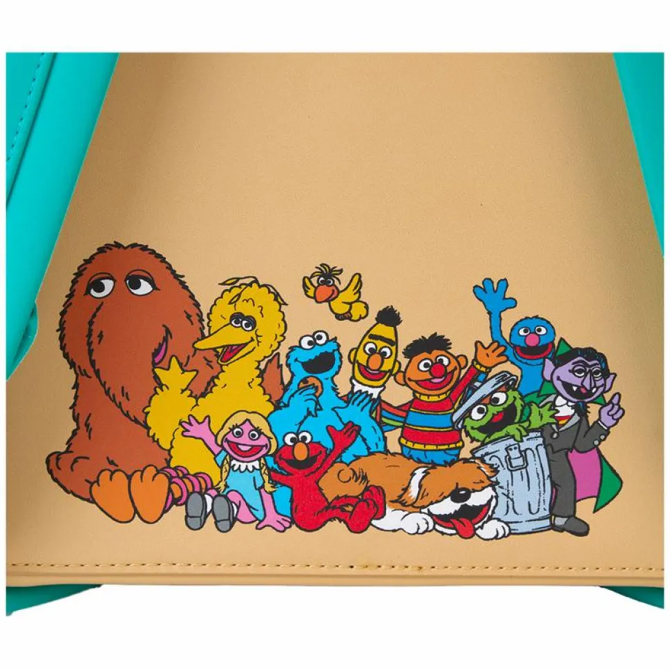 Sesame Street - Neighborhood Friends 12" Faux Leather Mini Backpack