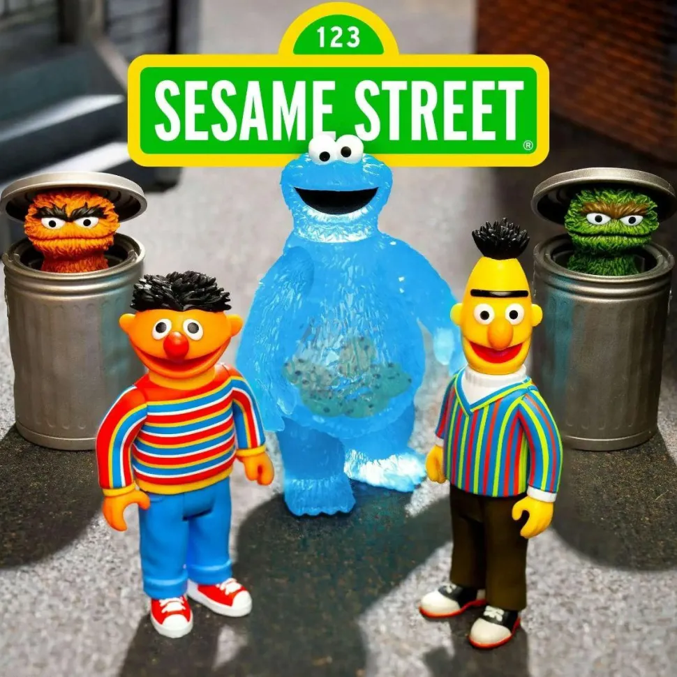 Sesame Street - Wave 01 Blind Box ReAction 3.75" Action Figure (Display of 12)