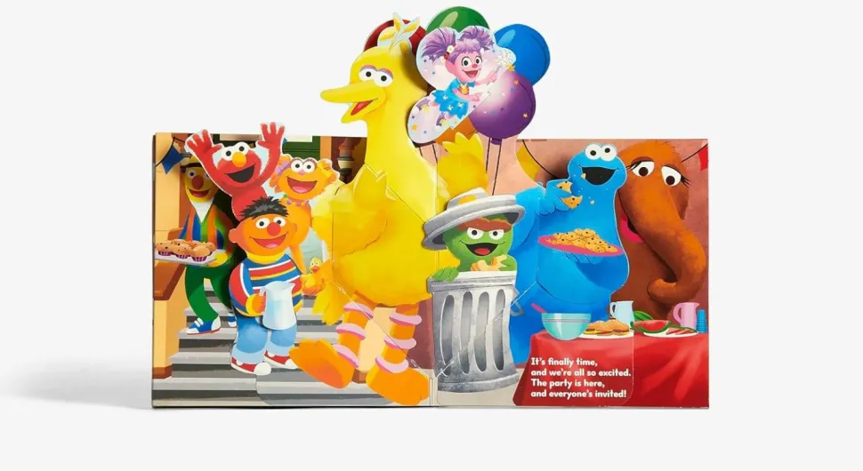 Sesame Street - What's Up, Sesame Street? (A Pop Magic Book) Paperback Book