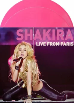 Shakira - Live From Paris 2xLP Vinyl Record (2025 Record Store Day Exclusive Hot Pink Coloured Vinyl)
