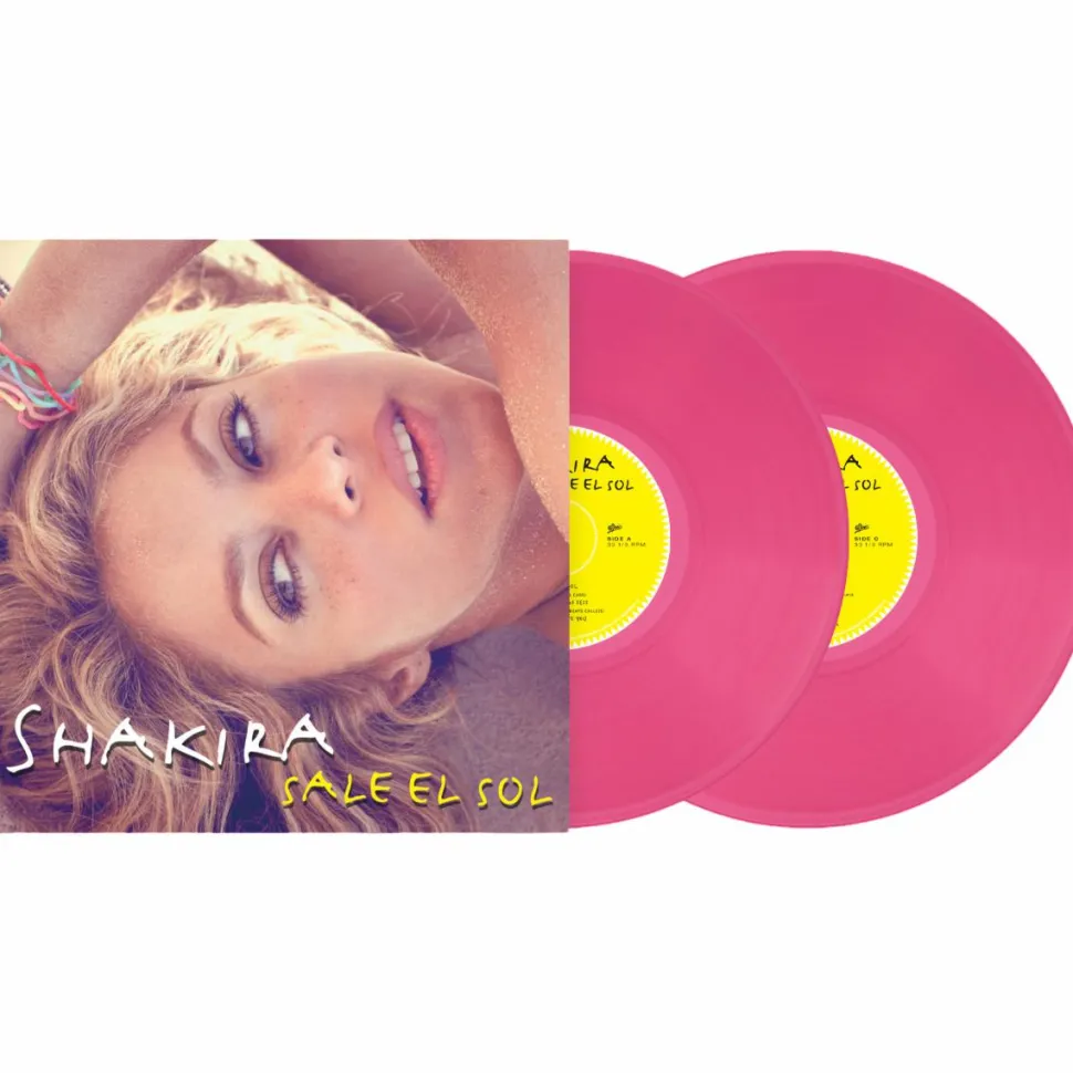 Shakira - Sale El Sol 2xLP Vinyl Record (Pink Coloured Vinyl)