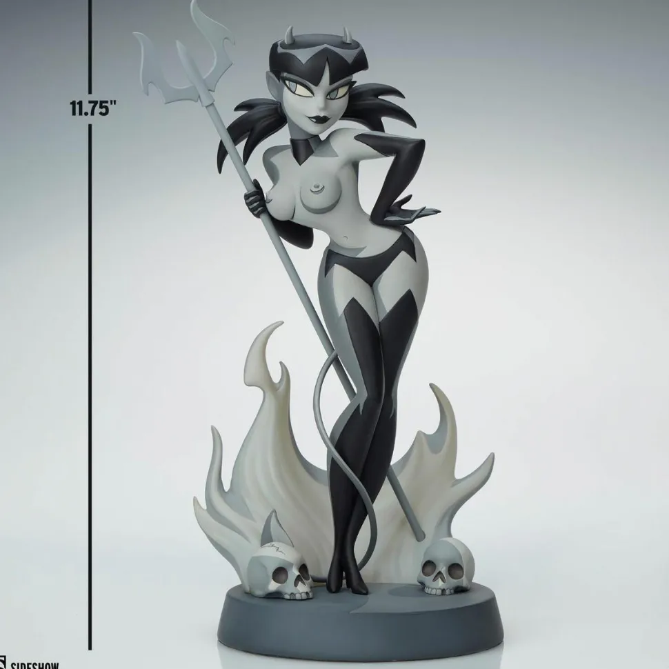 Shane Glines - Devil Girl (Black and White Variant) 12" Statue