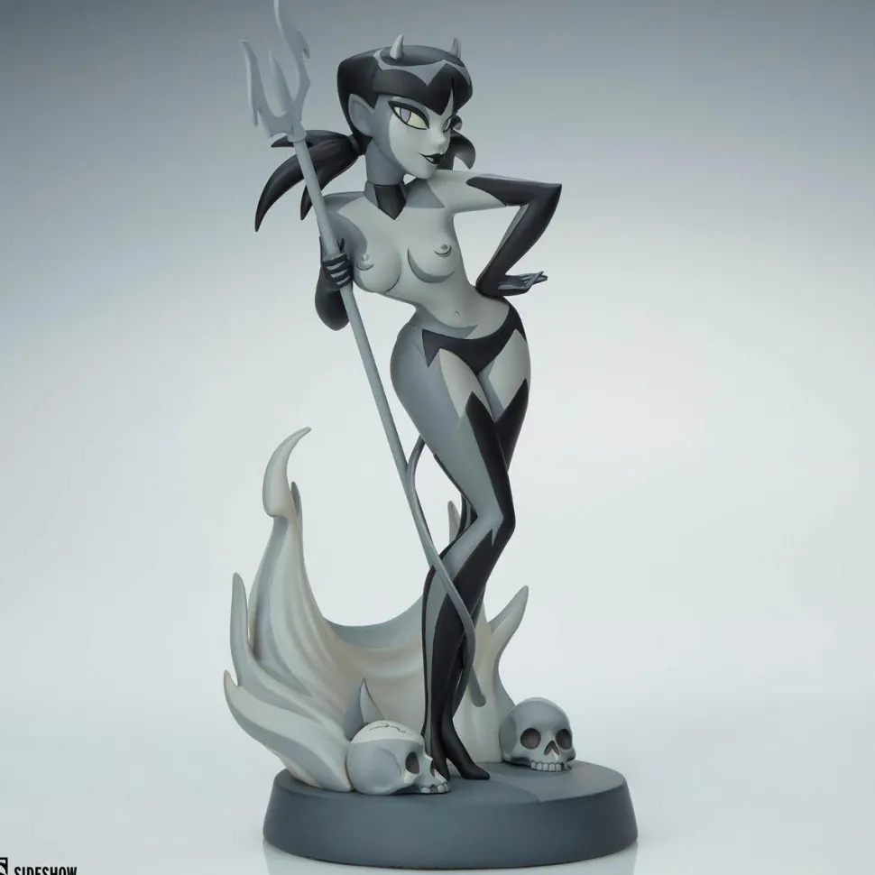 Shane Glines - Devil Girl (Black and White Variant) 12" Statue