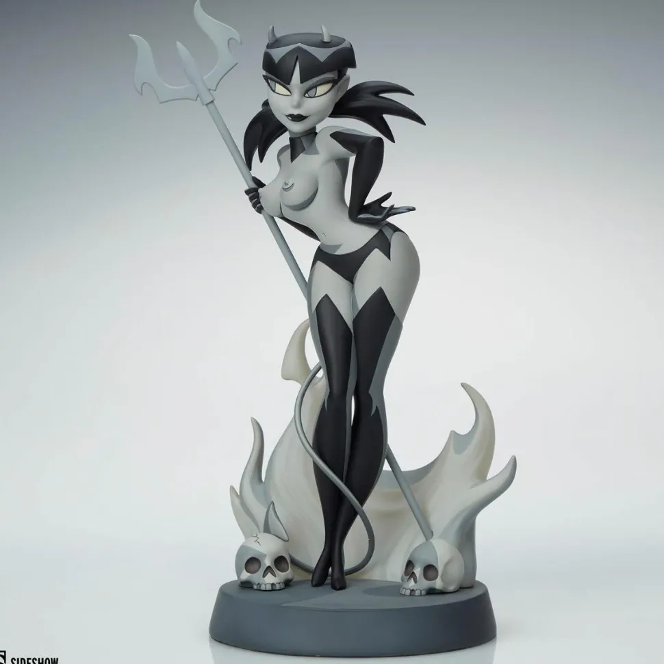 Shane Glines - Devil Girl (Black and White Variant) 12" Statue
