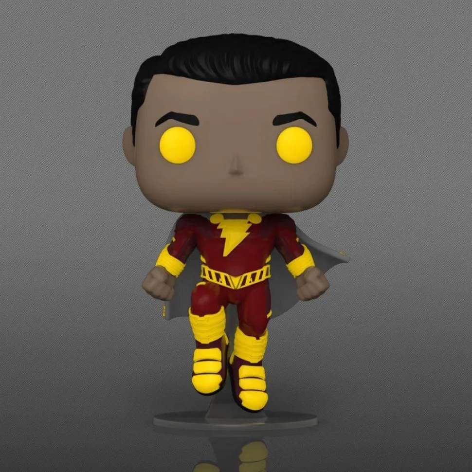 Shazam! Fury of the Gods (2023) - Shazam! Pop! Vinyl Figure in Acrylic Pop! Protector (Chase Variant)