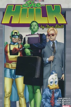 She-Hulk - She-Hulk by Dan Slott Omnibus Hardcover Book (DM Variant Cover)