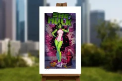 She-Hulk - She-Hulk Fine Art Print by John Keaveney