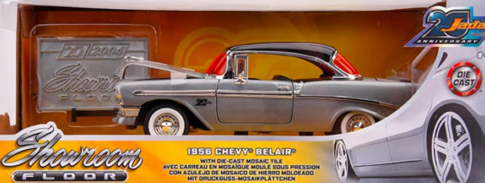 Showroom Floor - 1956 Chevy Bel Air with Mosaic Tile 20th Anniversary 1/24th Scale Die-Cast Vehicle Replica