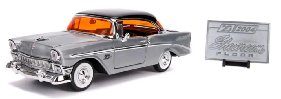 Showroom Floor - 1956 Chevy Bel Air with Mosaic Tile 20th Anniversary 1/24th Scale Die-Cast Vehicle Replica
