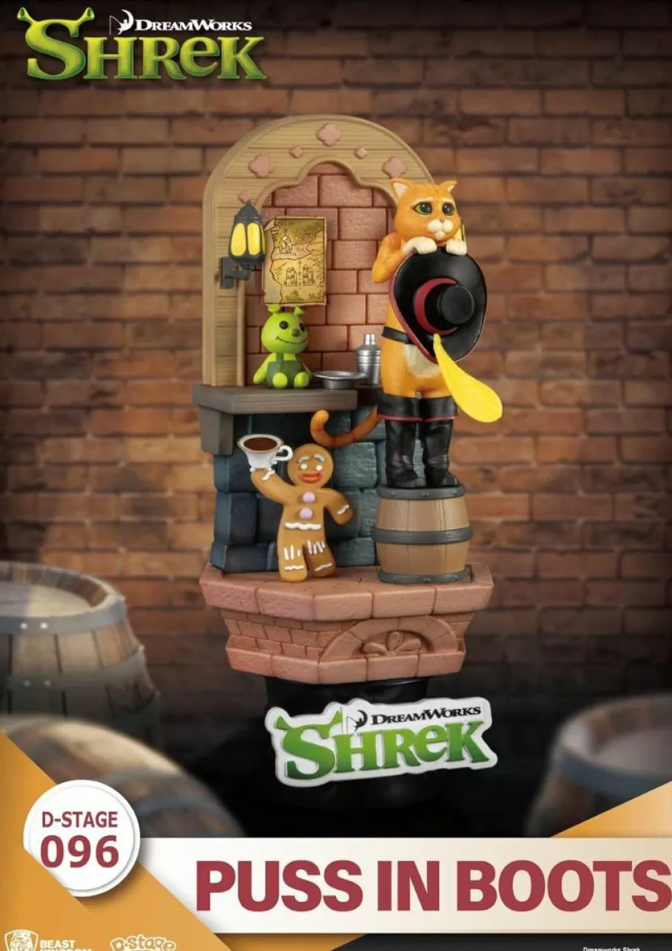 Shrek - Puss in Boots D-Stage 6" Diorama Statue