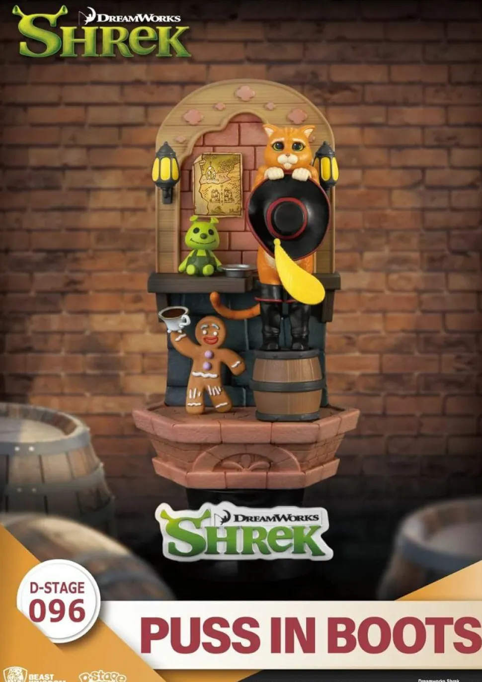 Shrek - Puss in Boots D-Stage 6" Diorama Statue