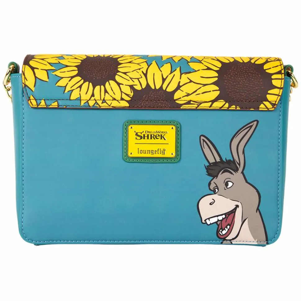 Shrek - Shrek & Donkey Sunflower Field 6" Faux Leather Crossbody Bag