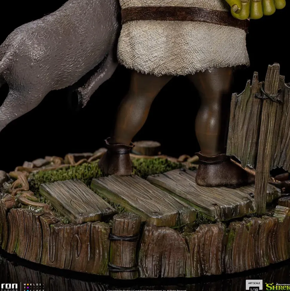 Shrek - Shrek, Donkey & The Gingerbread Man Deluxe 1/10th Scale Statue