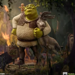 Shrek - Shrek, Donkey & The Gingerbread Man Deluxe 1/10th Scale Statue