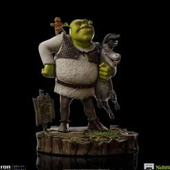 Shrek - Shrek, Donkey & The Gingerbread Man Deluxe 1/10th Scale Statue