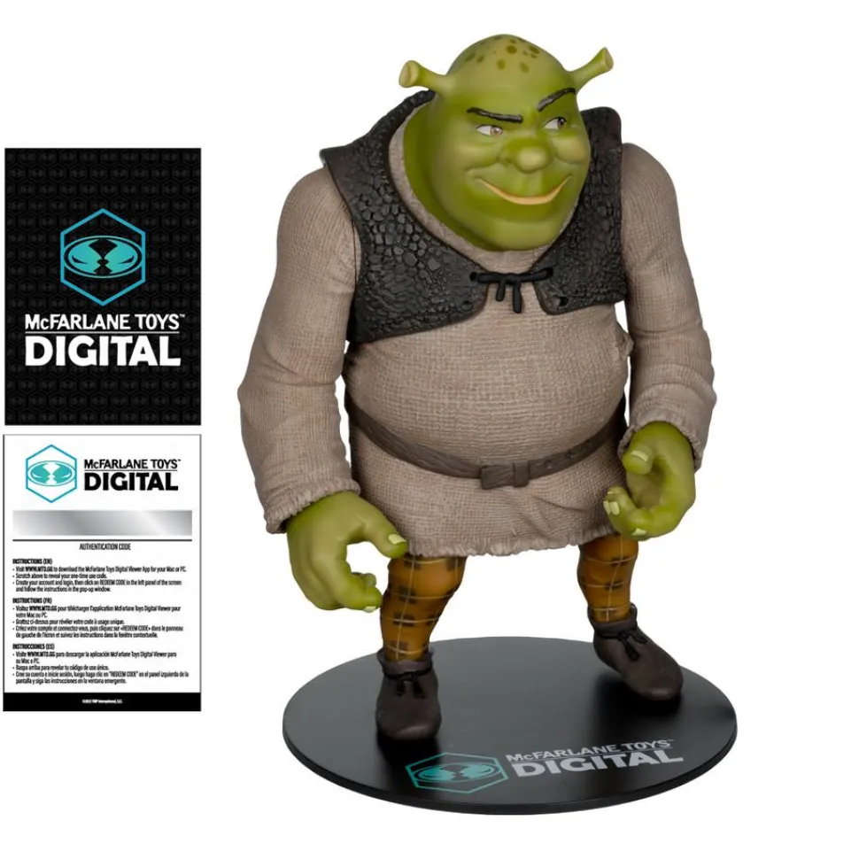 Shrek - Shrek Movie Maniacs McFarlane Toys Digital 12" Posed PVC Statue