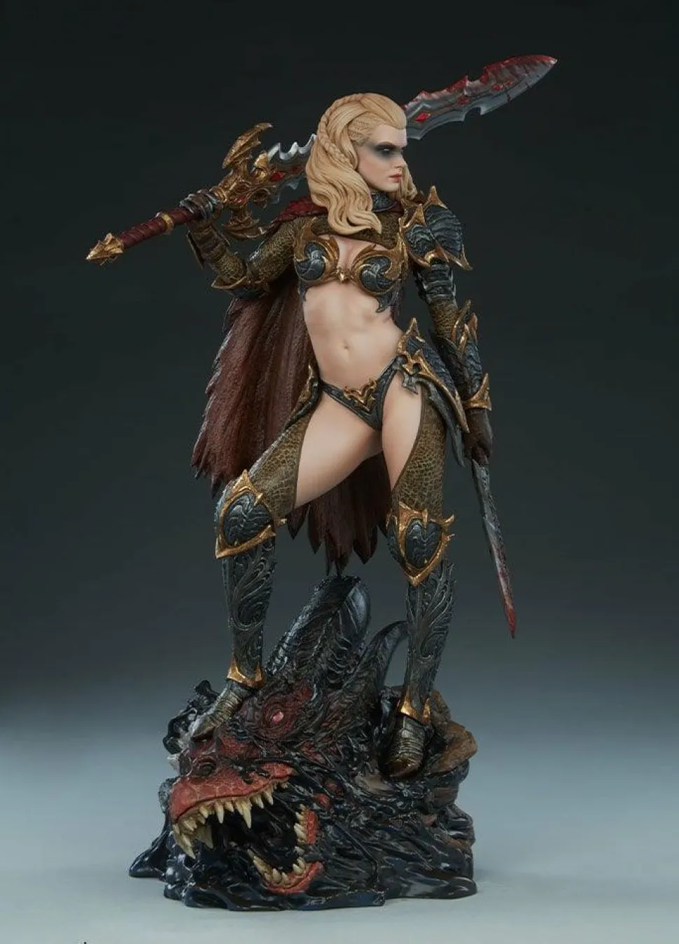 Sideshow Originals - Dragon Slayer: Warrior Forged in Flame 18” Statue