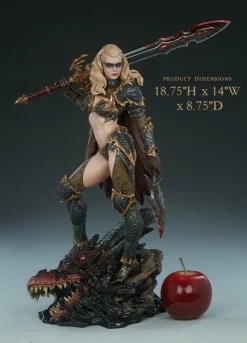 Sideshow Originals - Dragon Slayer: Warrior Forged in Flame 18” Statue