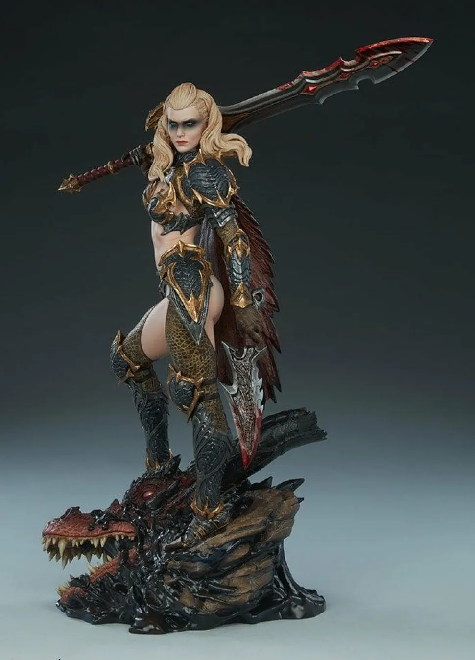 Sideshow Originals - Dragon Slayer: Warrior Forged in Flame 18” Statue