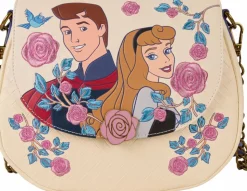 Sleeping Beauty (1959) - Aurora & Prince Phillip 8" Faux Leather Crossbody Bag