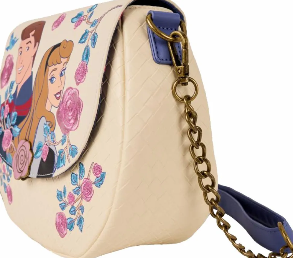 Sleeping Beauty (1959) - Aurora & Prince Phillip 8" Faux Leather Crossbody Bag