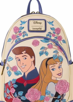 Sleeping Beauty (1959) - Aurora & Prince Phillip 10" Faux Leather Mini Backpack