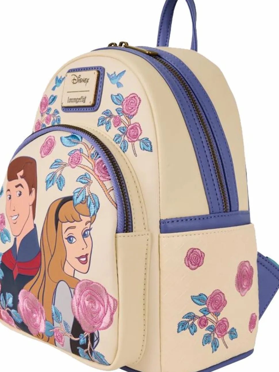 Sleeping Beauty (1959) - Aurora & Prince Phillip 10" Faux Leather Mini Backpack
