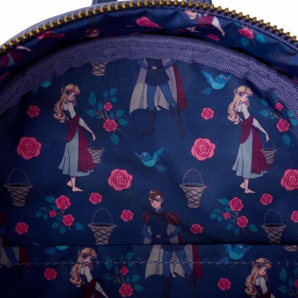 Sleeping Beauty (1959) - Aurora & Prince Phillip 10" Faux Leather Mini Backpack