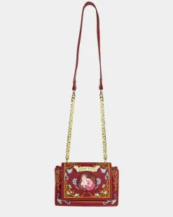 Sleeping Beauty (1959) - Baroque 8” Faux Leather Crossbody Handbag