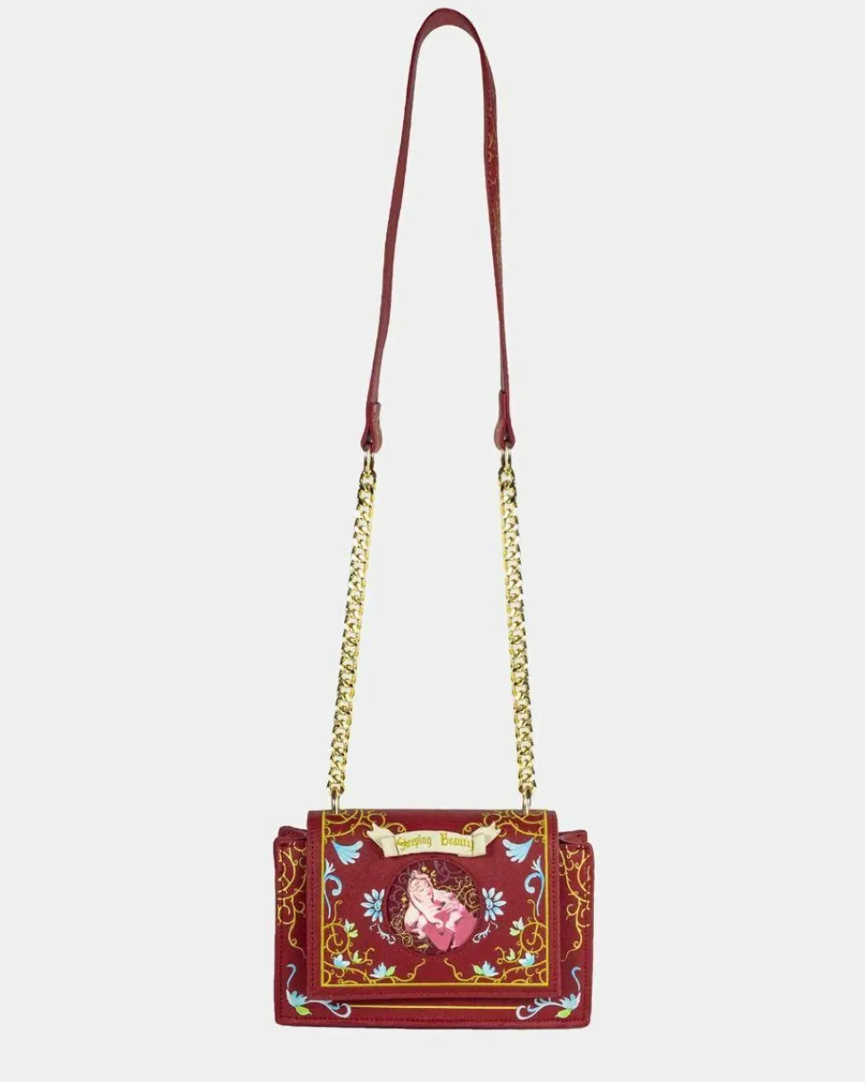 Sleeping Beauty (1959) - Baroque 8” Faux Leather Crossbody Handbag