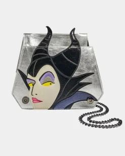 Sleeping Beauty (1959) - Maleficent 9” Faux Leather Crossbody Handbag