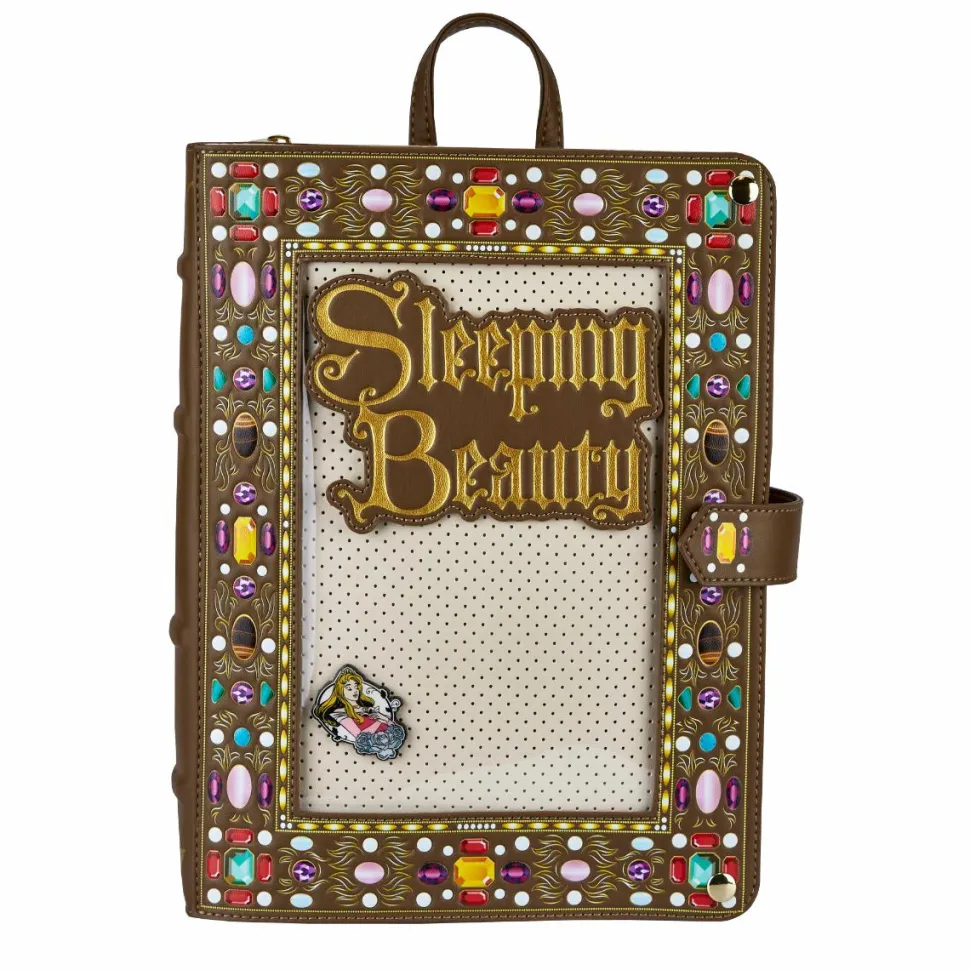 Sleeping Beauty (1959) - Pin Collector 12” Faux Leather Mini Backpack