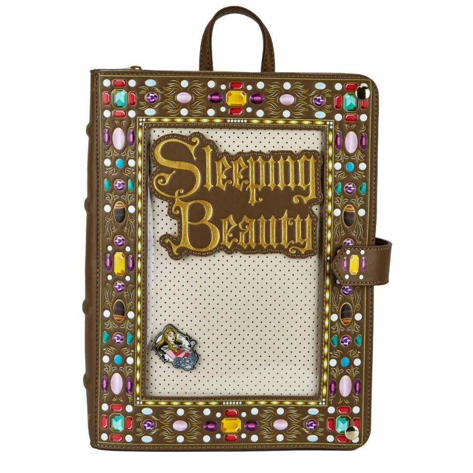 Sleeping Beauty (1959) - Pin Collector 12” Faux Leather Mini Backpack