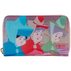 Sleeping Beauty (1959) - Scenes 4” Faux Leather Zip-Around Wallet