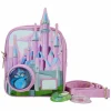 Sleeping Beauty (1959) - Three Good Fairies Stained Glass 8” Faux Leather Crossbody Bag