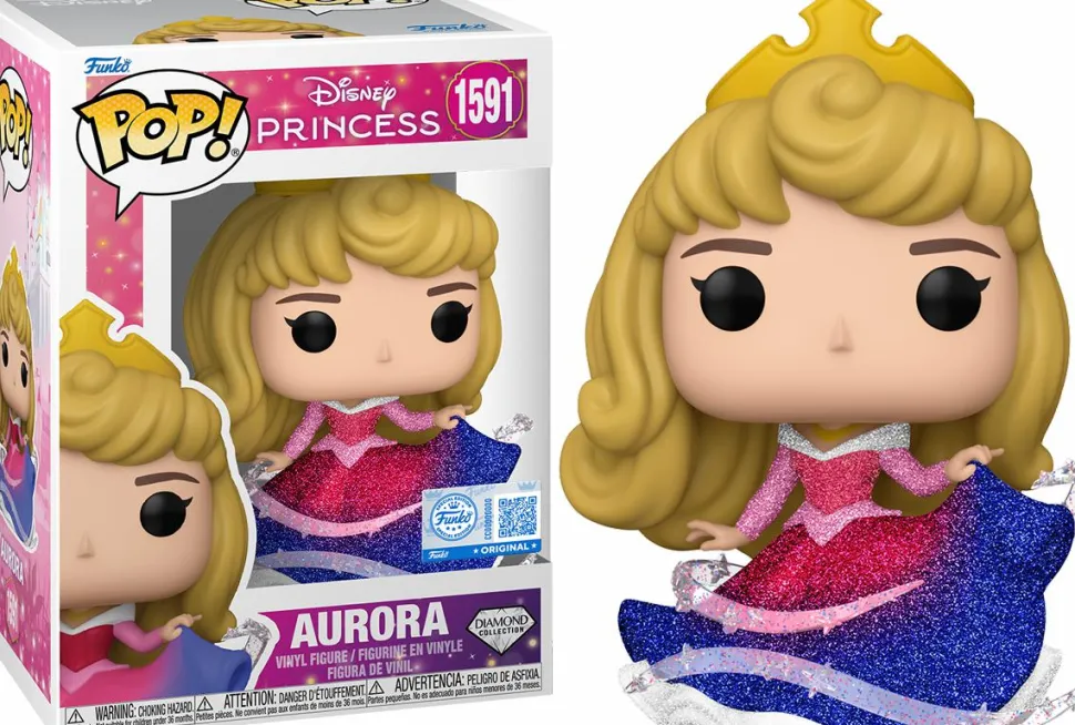 Sleeping Beauty - Aurora Diamond Glitter Pop! Vinyl Figure