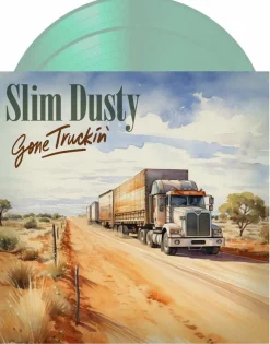 Slim Dusty - Gone Truckin' 2xLP Vinyl Record (Eucalyptus Green Coloured Vinyl)