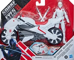 Snake Eyes: G.I. Joe Origins (2021) - Storm Shadow with Stealth Cycle 6” Scale Action Figure Vehicle