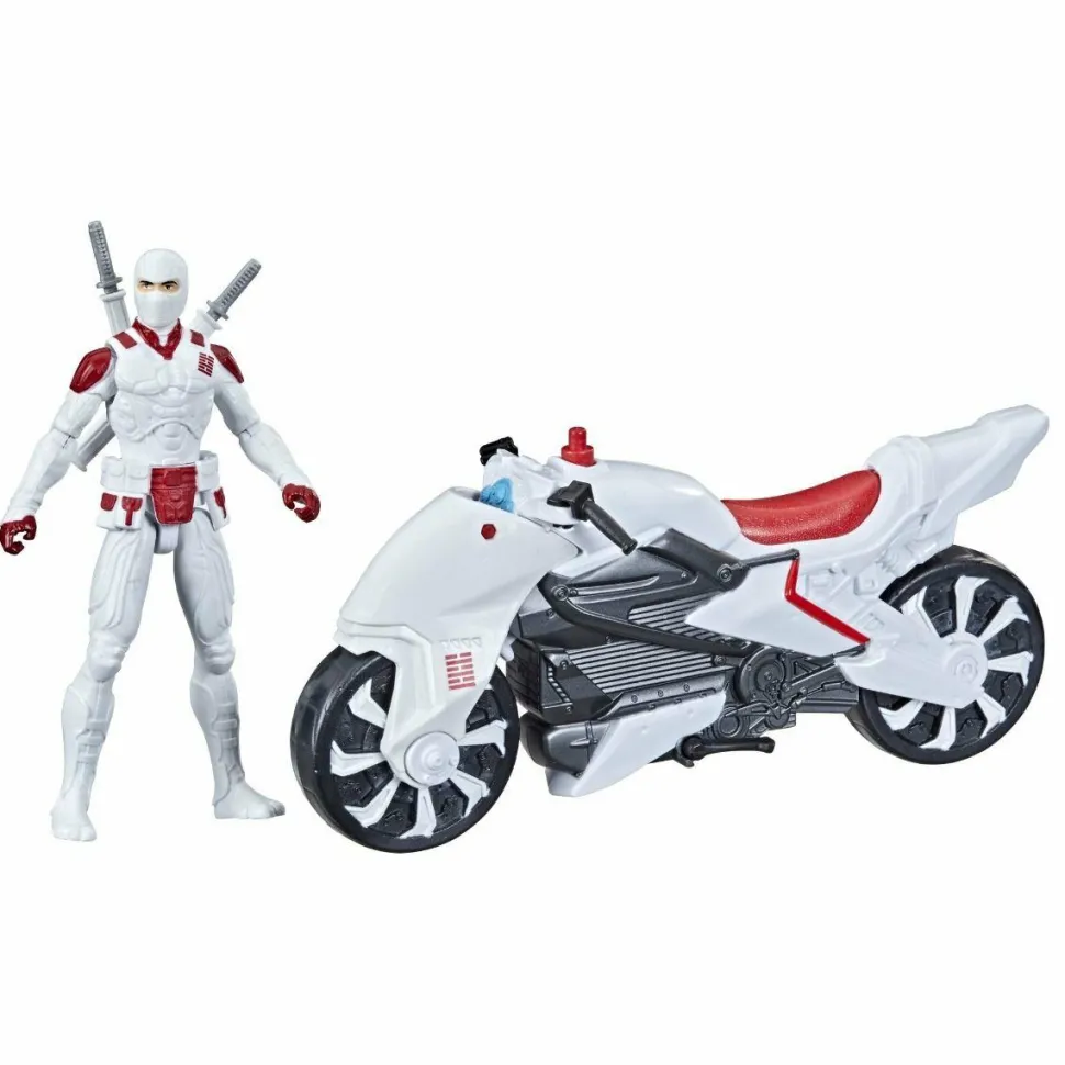 Snake Eyes: G.I. Joe Origins (2021) - Storm Shadow with Stealth Cycle 6” Scale Action Figure Vehicle