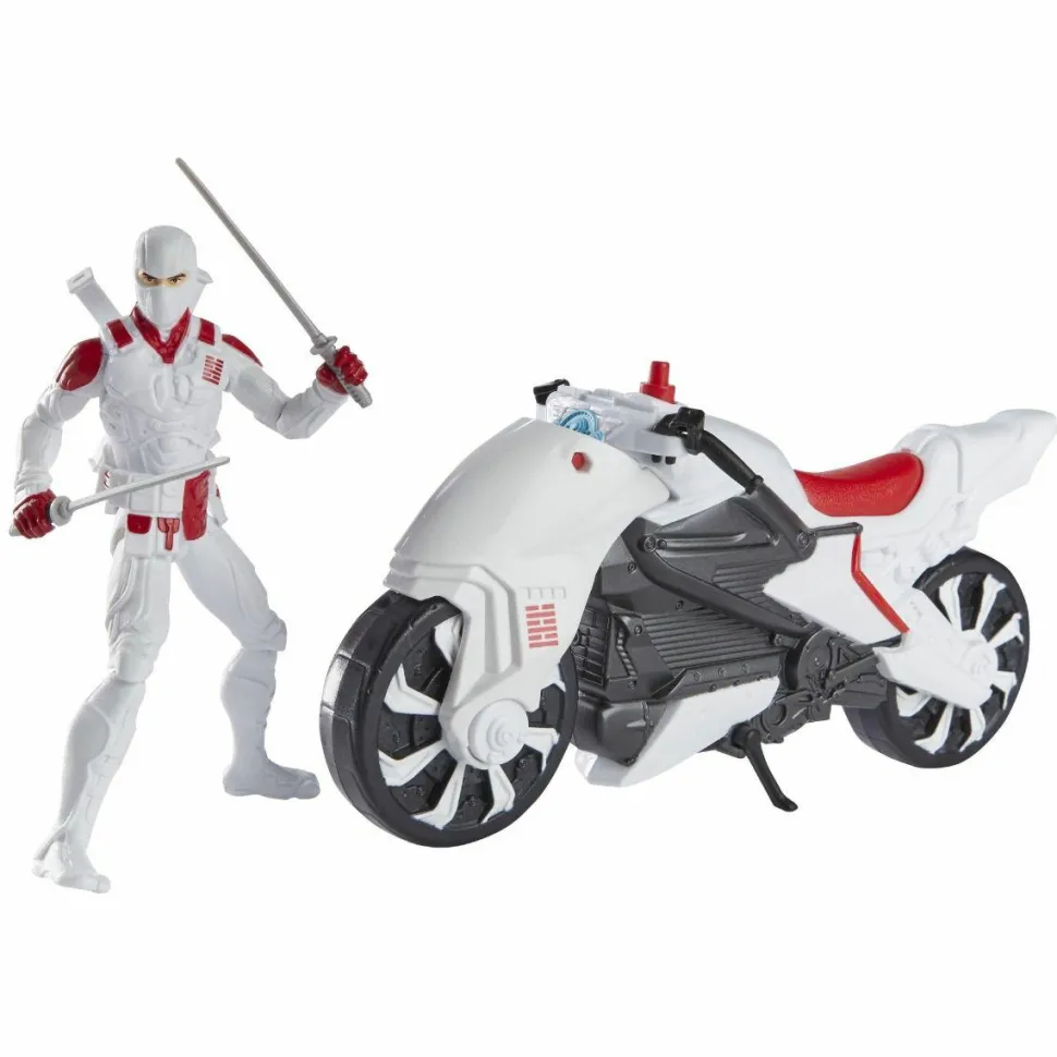 Snake Eyes: G.I. Joe Origins (2021) - Storm Shadow with Stealth Cycle 6” Scale Action Figure Vehicle