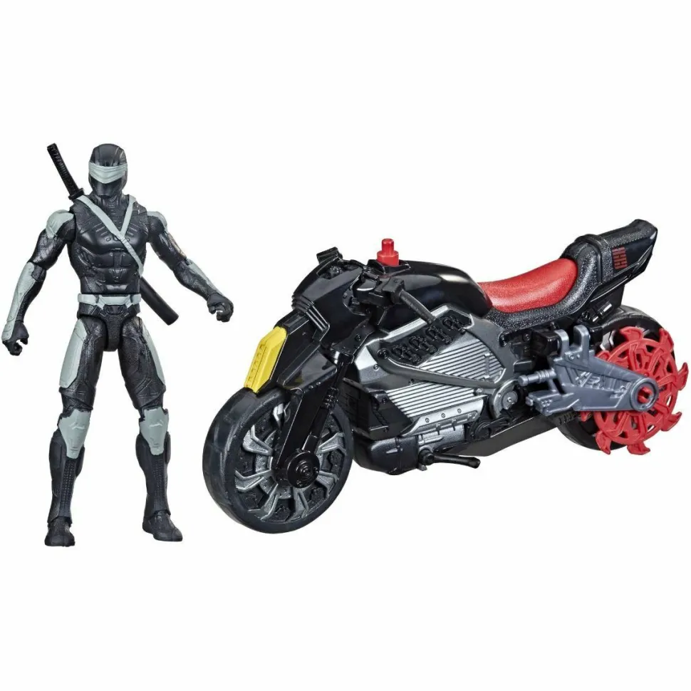 Snake Eyes: G.I. Joe Origins (2021) - Snake Eyes with Stealth Cycle 6” Scale Action Figure Vehicle