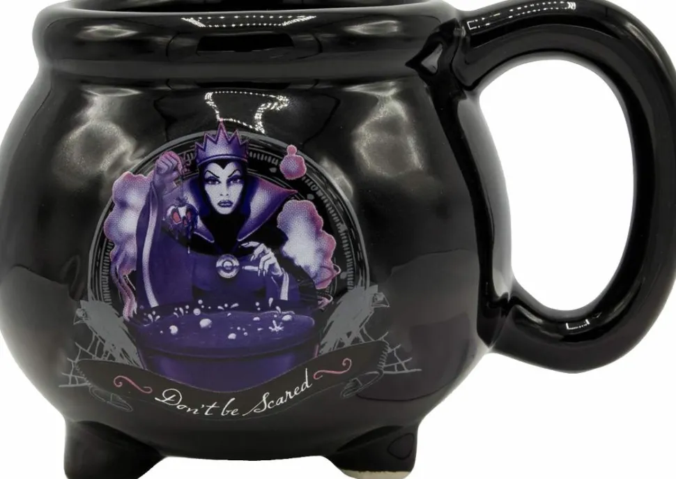 Snow White and the Seven Dwarfs (1937) - The Evil Queen Black Kettle 3D Sculpted Ceramic Mug