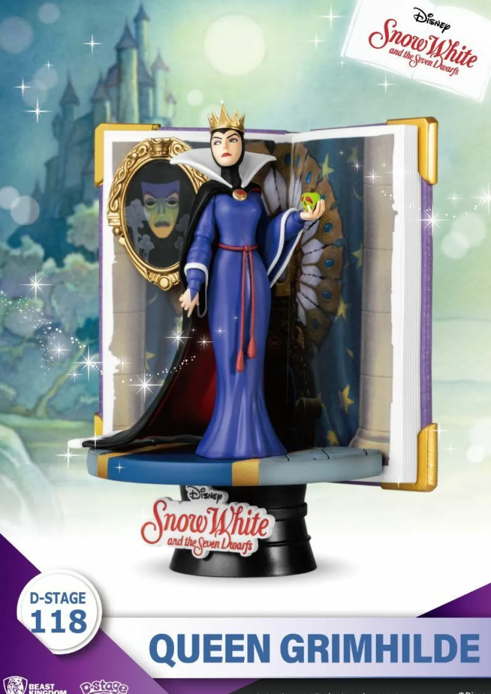 Snow White and the Seven Dwarfs (1937) - Queen Grimhilde Story Book Series D-Stage 6” Statue